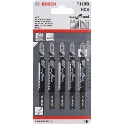 Bosch Stichsägeblatt T 119 B Basic for Wood, 92mm