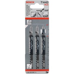 Bosch Stichsägeblatt T 144 D Speed for Wood, 100mm