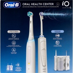 Braun Oral-B Center OxyJet Reinigungssystem - Munddusche + Oral-B iO4, Mundpflege