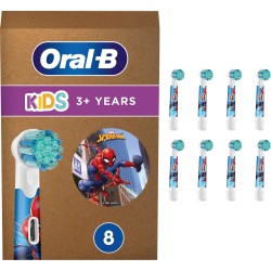 Braun Oral-B Kids Spiderman 8er, Aufsteckbürste