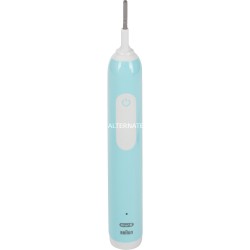 Braun Oral-B Pro 1 Cross Action Caribbean Blue mit Reiseetui, Elektrische Zahnbürste