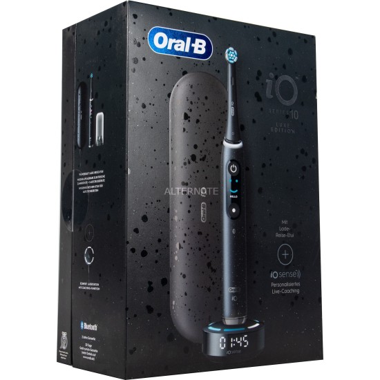 Braun Oral-B iO Series 10 Black Onyx Luxe Edition, Elektrische Zahnbürste