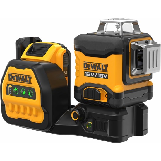 DEWALT Akku-Multilinienlaser 3x360° DCE089D1G18-QW, 18Volt, Kreuzlinienlaser