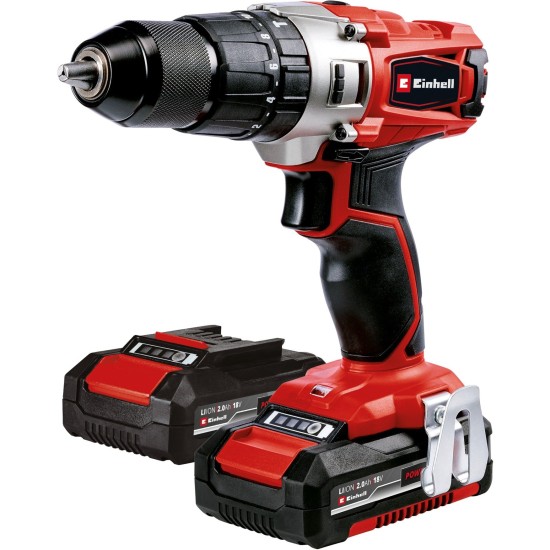 Einhell Akku-Schlagbohrschrauber TE-CD 18/2 Li-i +64, 18Volt