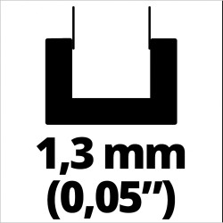 Einhell Ersatzschwert 4500151, für Benzin-Kettensägen, Sägeschwert