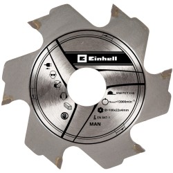 Einhell Kreissägeblatt - Fräserblatt Ø 100mm, 6Z