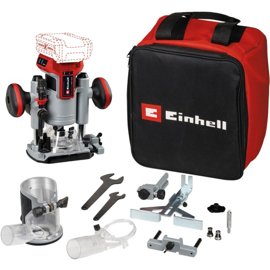 Einhell Professional Akku-Oberfräse und -Kantenfräse TP-RO 18 Set Li BL - Solo