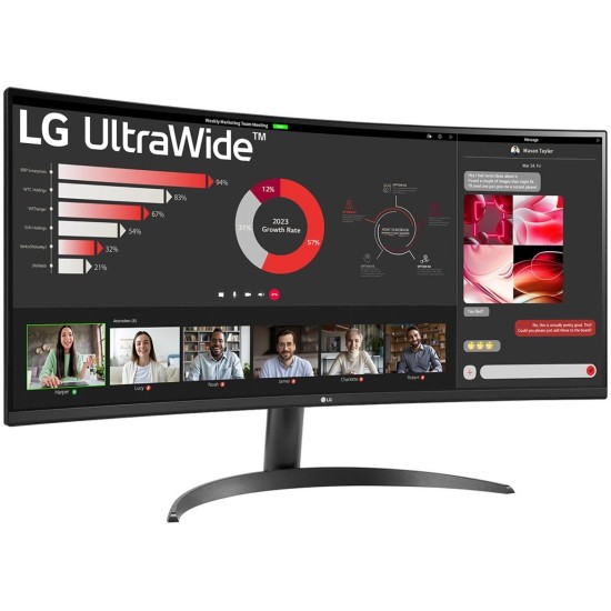 LG 34WR50QK-B, LED-Monitor