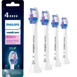 Philips Sonicare S2 Sensitive HX6054/10 4er, Aufsteckbürste