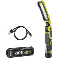 Ryobi 4V Akku-Stableuchte RLI4-120G, Taschenlampe