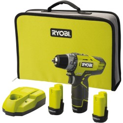 Ryobi Akku-Kompaktschrauber R12DD-220S, 12Volt, Bohrschrauber