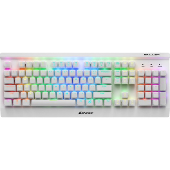 Sharkoon SKILLER SGK3 White, Gaming-Tastatur