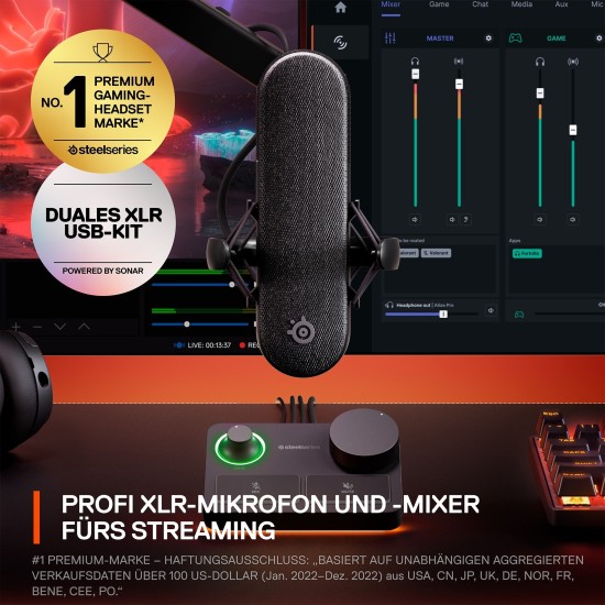 SteelSeries Alias Pro, Mikrofon