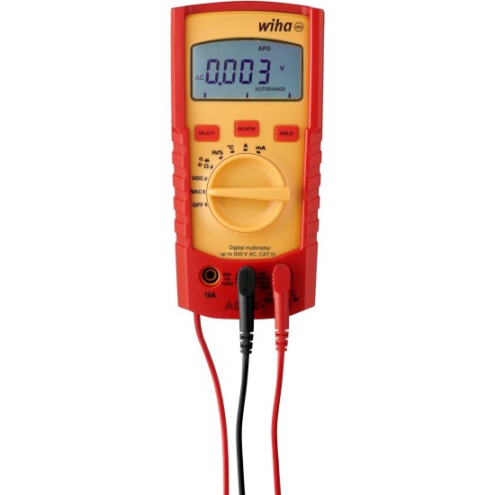 Wiha Digitales Multimeter 45215, bis 1.000 V AC, CAT IV, Messgerät