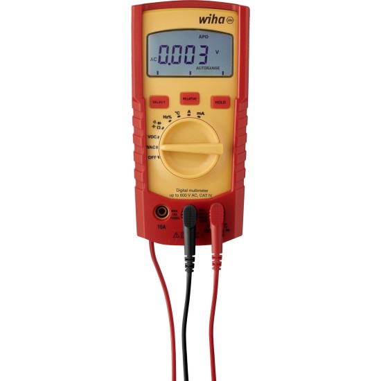 Wiha Digitales Multimeter 45218, bis 600 V AC, CAT IV, Messgerät