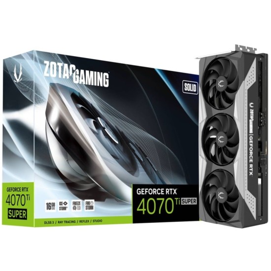 ZOTAC GeForce RTX 4070 Ti SUPER SOLID 16GB, Grafikkarte