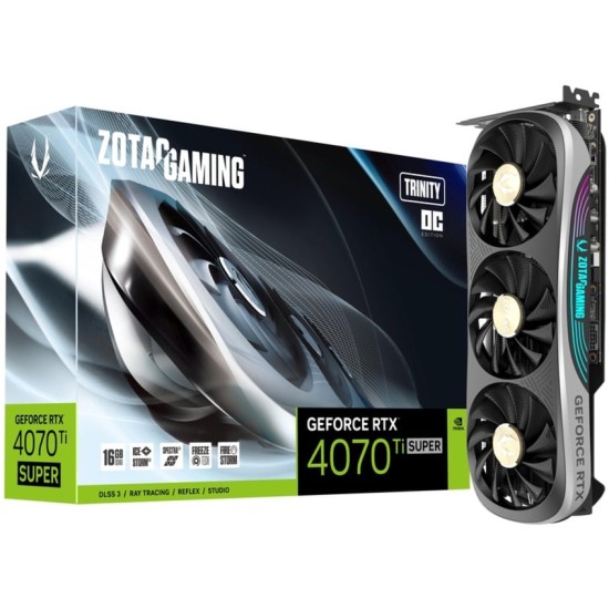 ZOTAC GeForce RTX 4070 Ti SUPER Trinity OC 16GB, Grafikkarte