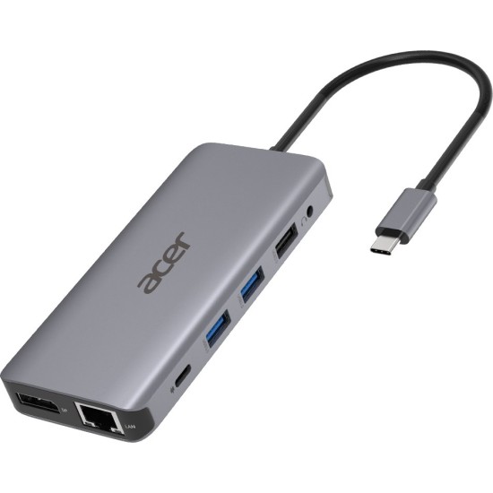 Acer 12-in-1 Mini Dock (USB Type-C, 2x USB 3.2, 2x HDMI, 1x VGA, 1x DP)