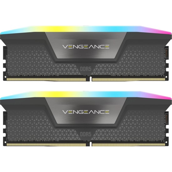 64GB (2x32GB) of CORSAIR VENGEANCE RGB DDR5-6000 RAM CL30 memory Kit