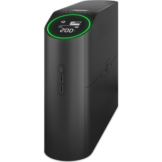 APC Back-UPS Pro BGM2200B-GR Gaming USV 2200VA/1320W, 4x Schutzkontakt, 2x C13, RGB-Beleuchtung