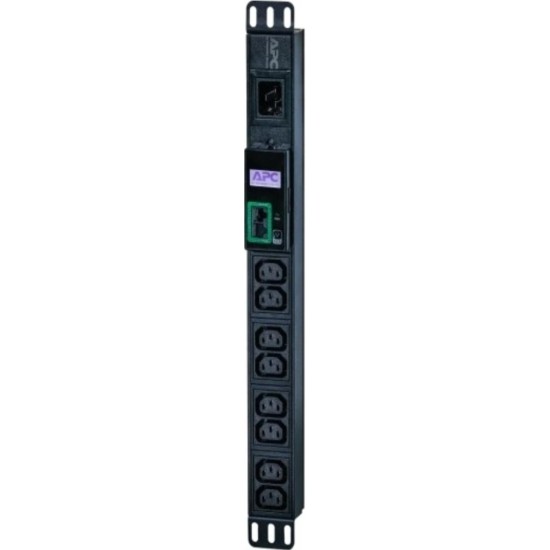 APC Easy PDU, Metered, 1U, 16A, 230V, 8 x IEC outputs, Rack Assembly (EPDU1016M)