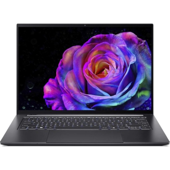 Acer Swift X 14 OLED (SFX14-73G-975F) 14,5 WQ2.8K touch, OLED, 120Hz, Intel Ultra 9-285H (13 TOPS), 32GB RAM, 1+1TB SSD, GeForce RTX5070, Windows 11