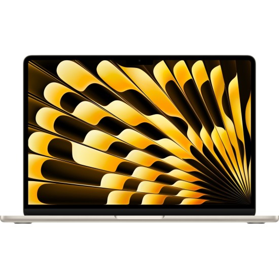 Apple MacBook Air 13 M4 Polarstern MC6A4D/A Apple M4 Chip mit 10-Core CPU 10-Core GPU, 24GB RAM, 512GB SSD