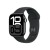 Apple Watch S10 Diamantschwarz Aluminium Sport Band Schwarz- S/M GPS 42mm MWWE3QF/A 2024