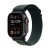 Apple Watch Ultra 2 Schwarz Titanium Alpine Loop Dunkelgrün L 2024 GPS + Cellular 49mm