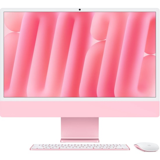 Apple iMac Pink CZ1E6-0001000 - 61cm(24‘‘) M4 8?Core CPU, 8?Core GPU, 16GB RAM, 256GB SSD, Standardglas, Magic Keyboard
