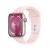 AppleWatch S9 Aluminium Cellular 45mm Pink MRML3QF/A Sportarmband Hellrosa M/L