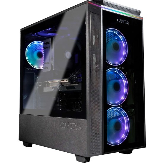Captiva Highend Gaming PC R88-741 AMD Ryzen 7 7800X3D, 64GB DDR5 RAM, 2TB M.2 SSD, AMD Radeon RX 9070 XT (16GB GDDR6), Windows 11 Home