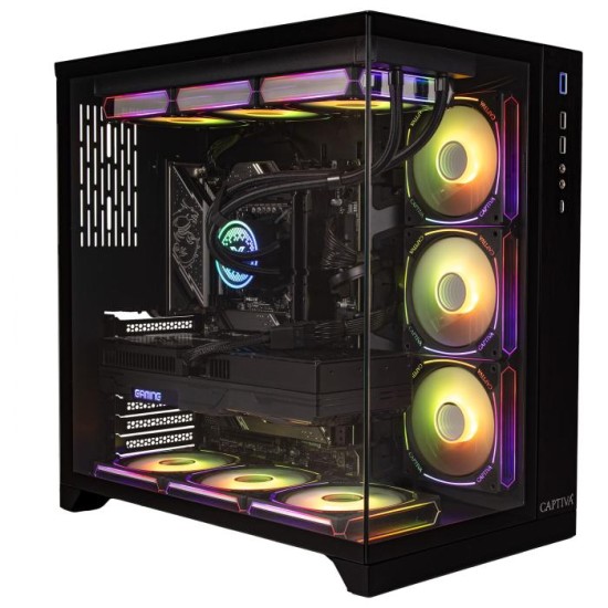 Captiva PC Highend Gaming PC I89-037 Intel Core Ultra 9 285K, 64GB DDR5 RAM, 2TB M.2 SSD, NVIDIA GeForce RTX 5080 (16GB GDDR7), Z890, Windows 11 Home