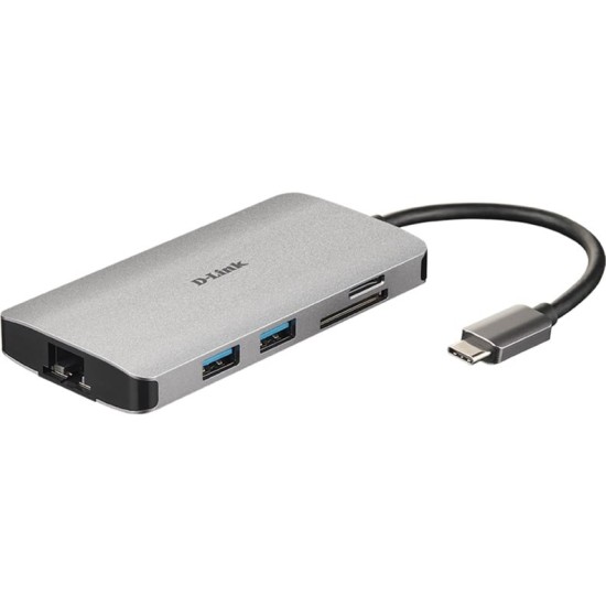D-Link DUB-M810 8‑In‑1 USB‑C Hub, Dockingstation