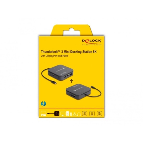 DeLOCK Thunderbolt 3 Mini Dockingstation 8K