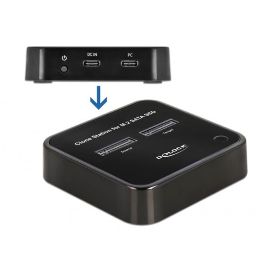 DeLOCK USB 3.0 Docking- und Klonstation M.2 SATA, Dockingstation