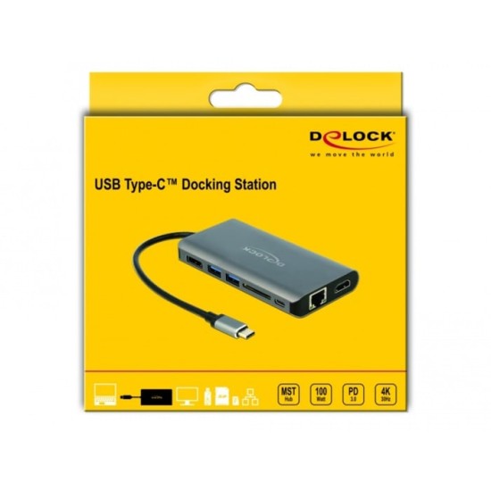 DeLOCK USB-C Dockingstation 4K