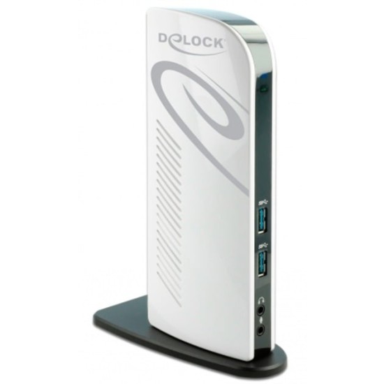 DeLOCK USB Dockingstation Dual HDMI Full-HD / USB 3.2 / LAN / Audio