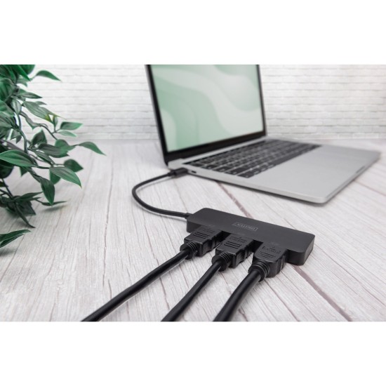 Digitus 3-Port MST Video Hub, Dockingstation