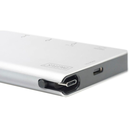 Digitus USB Type-C Multiport Travel Dock, Dockingstation