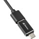 Sharkoon 3-Port USB 3.2 Gen 1 Alu Hub + Ethernet, Dockingstation