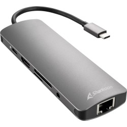 Sharkoon USB 3.0 Type C Combo Adapter, Dockingstation