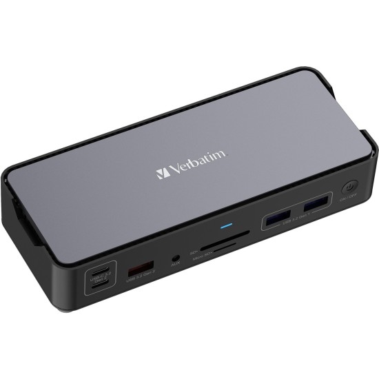 Verbatim USB-C Pro Docking Station CDS-15, 15 Port, Dockingstation