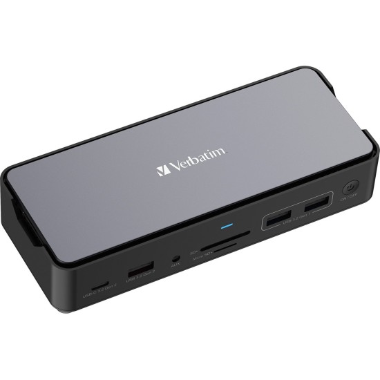 Verbatim USB-C Pro Docking Station mit SSD Steckplatz, Dockingstation
