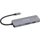 Verbatim USB-C Pro Multiport-Hub CMH-08, 8 Port, Dockingstation