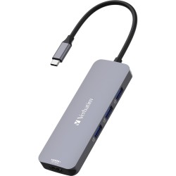 Verbatim USB-C Pro Multiport-Hub CMH-08, 8 Port, Dockingstation