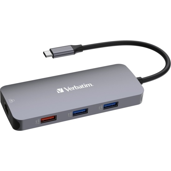 Verbatim USB-C Pro Multiport-Hub CMH-09, 9 Port , Dockingstation