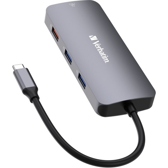 Verbatim USB-C Pro Multiport-Hub CMH-09, 9 Port , Dockingstation
