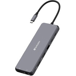 Verbatim USB-C Pro Multiport-Hub CMH-13, 13 Port, Dockingstation