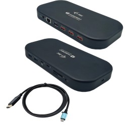 i-tec Thunderbolt 3/USB-C Dual 4K Docking Station Power Delivery 60W, Dockingstation